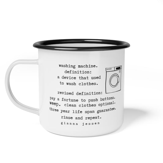 washing machine from satan-gianna jessen12 oz vintage style mug.