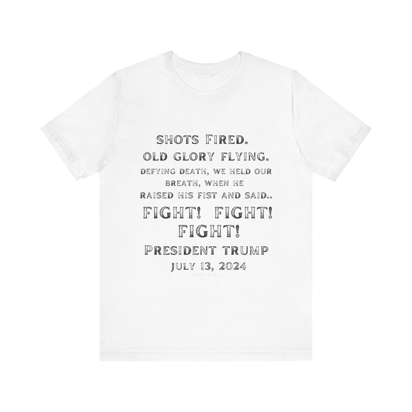 FIGHT! POEM.-gianna jessen tee
