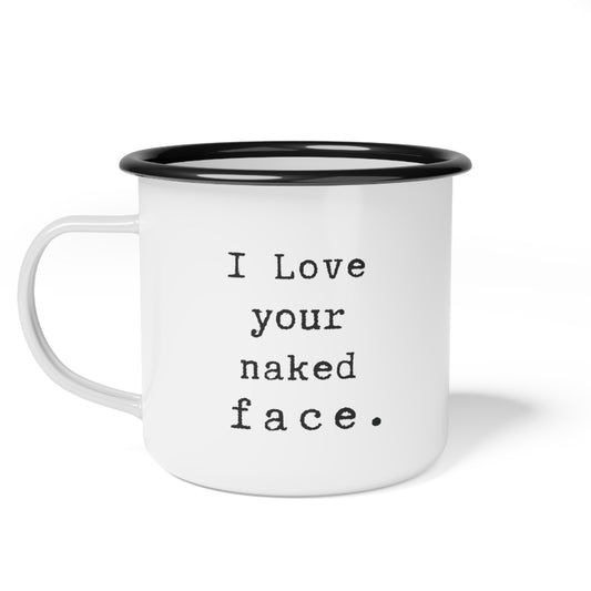 i Love your naked face.-gianna jessen 12 oz vintage style mug
