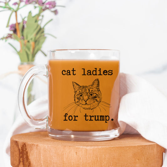 cat ladies for trump.-gianna jessen 10 oz mug